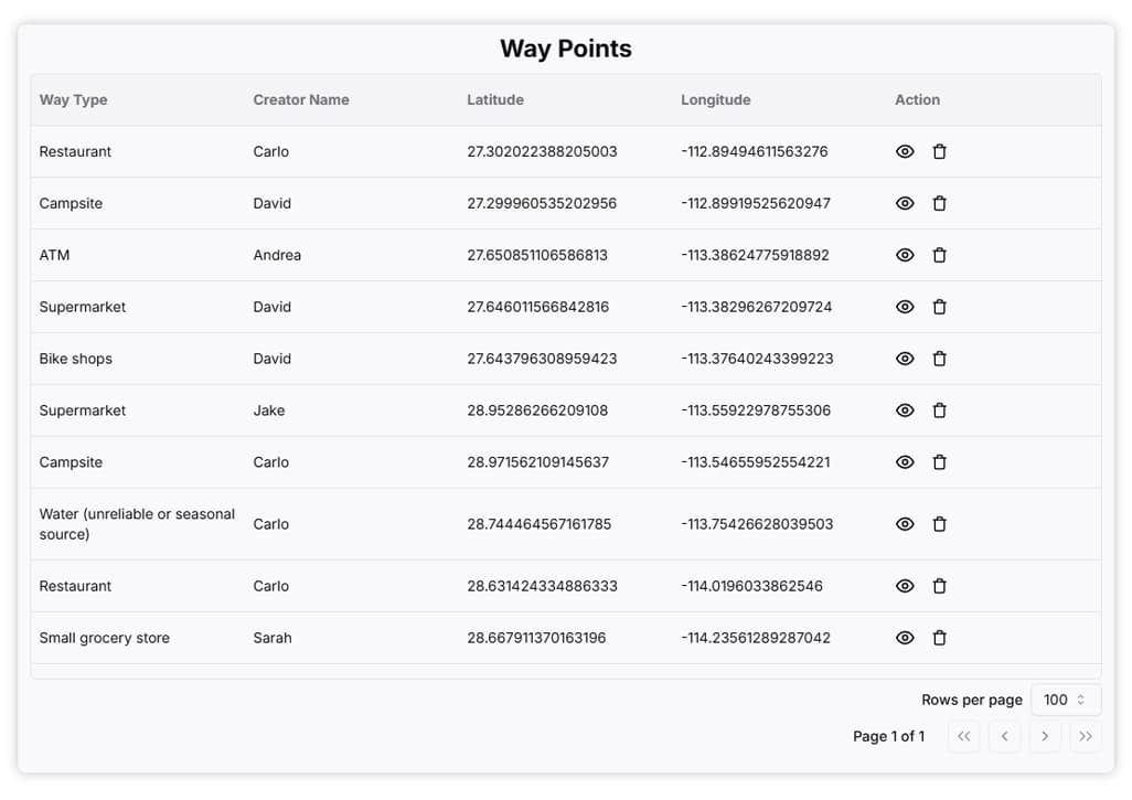 Route Manager screenshot 2